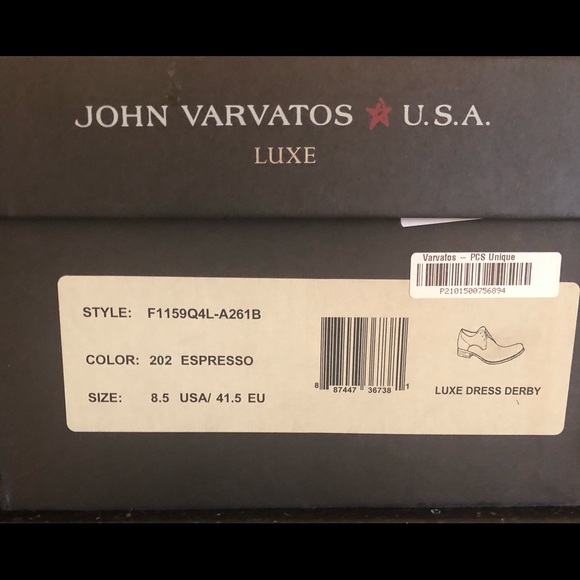 Brand new John Varvatos Luxe dress derby
